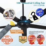 COOL POWER 100" Heavy Duty Industrial Electric Ceiling Fan Factory Kipas Siling Kilang 100寸工业吊扇 G02