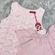 NEW (Amo XL) J959 BELLITA BRAND Pink Mini Dress Removable Cover Wear It To A Cafe Events