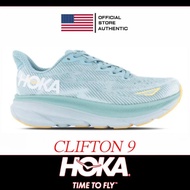 【100% authentic】Hoka Clifton 9 Green Ice Flow running Shoes for Men Sneakers