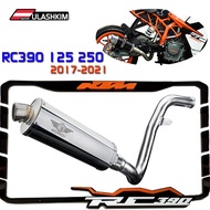 Motorcycle Exhaust Muffler Sports DUKE125 KTM 390 Midpiece DUKE250 390 Modified 304 Stainless Steel 