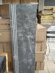 Stepnosing Granit Tangga Motif Marmer Abu-abu Verona Grey Glossy 30x60 30x80 30x90 30x100 30x120