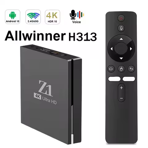 Z1 TV BOX 8GB 128GB Smart Android 10 4G 5G Dual WiFi HD Media Player 4K Voice Remote Set Top Box All