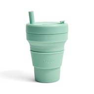 Stojo｜折疊伸縮杯 16oz - 泡泡綠