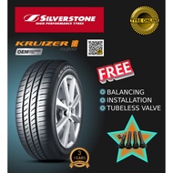 SILVERSTONE KRUIZER 1 NS800 175/70R13 NEW TYRE TIRES TAYAR BARU 13 WIRA SAGA BLM FLX ONLINE FREE INS