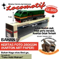 Lokomotif CC203 PT TEL - miniatur kereta api indonesia
