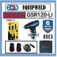 BOSCH 12V GSR120-LI GEN 2 CORDLESS COMPACT DRILL DRIVER + STANLEY STMT66679 7PCS (GSR120 GSR120LI) G