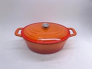 Enameled Cast Iron Dutch Oven - 9.3QT Pot with Lid Cookbook & Cotton Potholders, Heavy-Duty Cookware