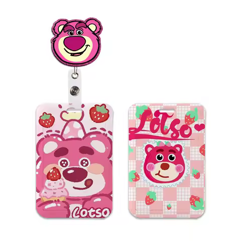 Disney Lotso Cartoon New Arrival Phone Straps Lanyard Hang Rope For Keys Phone ID Card Badge Holder 