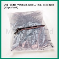 [100pcs] Drip Pen for 4/7mm LDPE Micro Tube