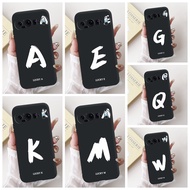 For Google Pixel 9 Case G2YBB GUR25 G1B60 Cover Luxury Letters Soft Black Silicone TPU Casing For Go