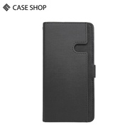 CASE SHOP Samsung  S24 系列 前收納側掀皮套-黑S24 Ultra