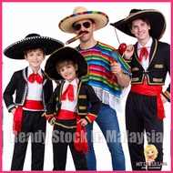 MYLITTLELASS Mexico Mexican Scotland Spain Ethnic Style Costume Children Traditional Performance Clo