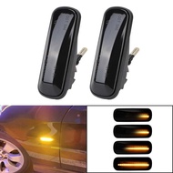 อุปกรณ์เสริมรถยนต์ไฟระบุสัญญาณเลี้ยวไฟเครื่องหมายไฟ LED ด้านข้างไดนามิก2ชิ้นสำหรับ Honda Civic EK EJ