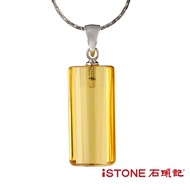 Stone Note Citrine Necklace-Shining