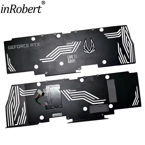 Original RTX3080 RTX3090 Graphics Card Replacement Backplate For ZOTAC RTX 3080 3090 Trinity OC Vidd