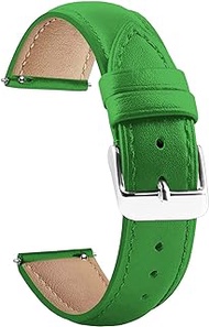 Quick Release Watch Band Compatible With Seiko SARB017 Faux Leather Replacement Strap