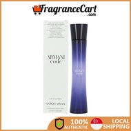 Giorgio Armani Code EDP for Women (75ml Tester) [Brand New 100% Authentic Perfume FragranceCart] Eau de Parfum Woman Blue Purple Floral