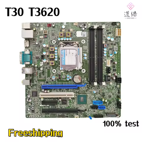 CN-07T4MC For Dell PowerEdge T30 T3620 Motherboard 07T4MC 7T4MC LGA 1151 DDR4 Mainboard 100% Tested 
