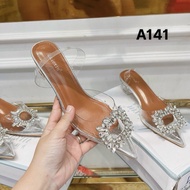 Mica SHOES IN PRINCESS WITH STONE HEEL 4cm code A141