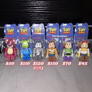隱藏 全新未開袋 Bearbrick 100% Toy Story  Woody Buzz Alien Lotso 胡迪 三眼仔 勞蘇 巴斯光年 翠絲 紅心 反斗奇兵 黑白 動畫 盲盒 Be@rbri