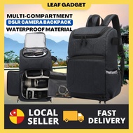 [Brand New] DSLR CAMERA TRAVEL BACKPACK for SLR DSLR Camera Accessories Lenses Tripod Waterproof Cas