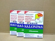 (3 Unit) x Salonpas Patch For Pain Relief 10s ( =30 Plaster)  Exp-09/25