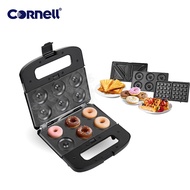 Cornell 3-in-1 Waffle, Donut &amp; Sandwich Maker Non-Stick Coating Plate CSME1105S