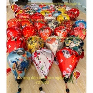 3d hanging Hoi an phi lantern CNY, home decoration for Mid-Autumn Festival, Pagoda, Christmas (30,40