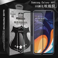 VXTRA 全膠貼合 三星 Samsung Galaxy A60 滿版疏水疏油9H鋼化頂級玻璃膜(黑)