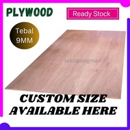Playwood Night Market Table Timber Panel Wood Board Sheet / Plywood Kaki Meja Besi Lipat Pasar Malam Papan Kayu Perabot