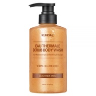 Kundal O Thermal Spa Scrub Body Wash Leather Iris Fragrance, 500ml, 5ea - 500ml x 1ea