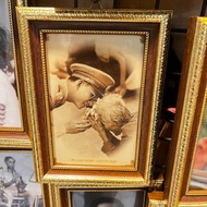 Photo Frame With Picture Of King Rama V.9 Sizes 5x7 Inches There Is A Stand And Hanger. Enhance Feng