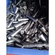 Combo of 10 70gr radial leads for fishing, each 70gr