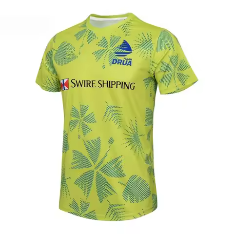 Fijian Drua Rugby Jersey Men Kids Super Rugby Fijian Drua Home Away Training Shirt Tropical Print Sp