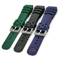 18mm 20mm 22mm Silicone Strap for Seiko Watch Band Men Women Sport Waterproof Diving Rubber Wrist Br