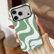 1 ชิ้น เคสโทรศัพท์ดีไซน์คลื่นไม่สมมาตรสำหรับ Phone 17 Pro Max, ใช้ได้กับ Phone 16 Pro Max, 15 Pro Ma