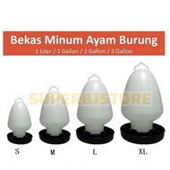 BEKAS MINUMAN/MINUM AIR AYAM BURUNG/CHICKEN WATER FEEDER