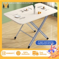 Movall Foldable Table Desk 80*50cm Multipurpose Dining/Study Table Portable Wooden Table
