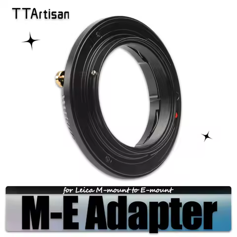 TTArtisan M-E Adapter Ring for Leica Voigtlander Zeiss M to Sony E-mount Mirrorless Camera Accessori