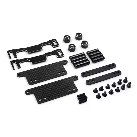 Yeah Racing Aluminum Graphite Short Battery Holder For Kyosho Optima / Mid / Pro#KYOP-033BK
