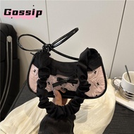 GOSSIP Women Underarm Bag, Canvas Soft Shoulder Bags,  Multicolor PU Leather Shopper Bag Women Girls