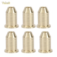 TOBE2 12PCS Guitar String Ferrules, Silver Mounting Buckle Guitar String Caps, Premium Metal Electri