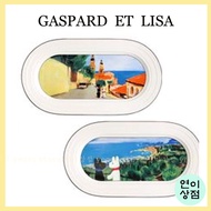 Gaspard et Lisa large plate christmas birthday plate christmas  party tablewear