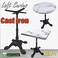 Cafe Table，Dining table,Restoran table,Meja Makan,cafe furniture - Cast Iron - Ready Stock