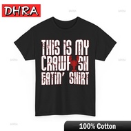 SARA This Is My Crawfish Eating Shirt Cajun Food Crawfish Lovers Vintage T-Shirt Minimalist Tshirts