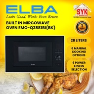 SYK ELBA Built In Microwave Oven EMO-Q2881BI(BK) 28 Liters Mikrowave Oven Microwave 2 in 1 Microvawe