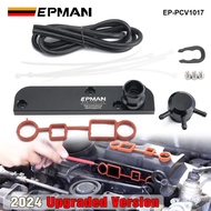 EPMAN 2024 Upgraded Version Billet PCV Adapter Set for Audi VW 2.0 TFSI EA113 ENGINE Boost Kit Cover