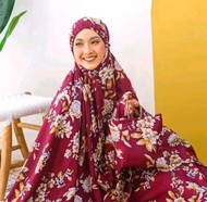 MUKENA MOTIF BUNGA SAKURA / MUKENA RAYON BALI / MUKENA LEBARAN TERMURAH / MUKENA MEWAH / MUKENA TRAV