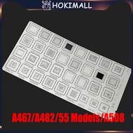 4Pcs Cetakan Universal IC Plat Amaoe BGA / Stencil Plat BGA Universal Amaoe A467 / A482 / A508 / 55M
