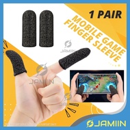 1 Pair Gaming Phone Finger Sleeve Sarung Jari Gaming Finger Sleeve Gaming Sarung Tangan Phone Gloves